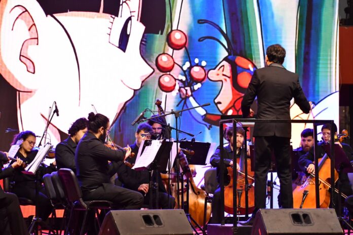 Todo un éxito fue la presentación de animé de la Orquesta Sinfónica Municipal de Copiapó