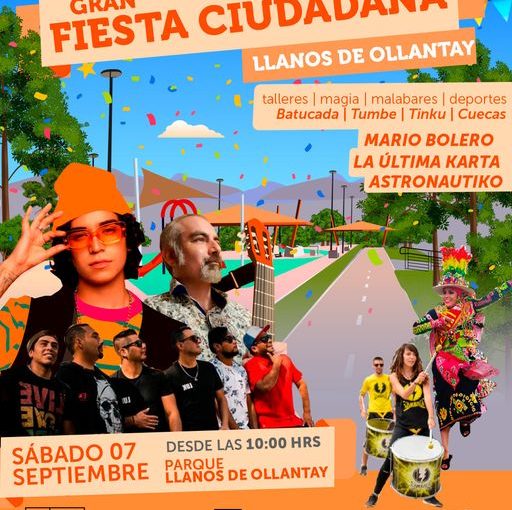 Copiapó: Conciertos y actividades para toda la familia considera la fiesta cultural ciudadana de Llanos de Ollantay