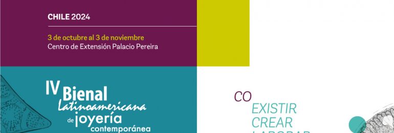 Chile se prepara para recibir la IV Bienal Latinoamericana de Joyería Contemporánea