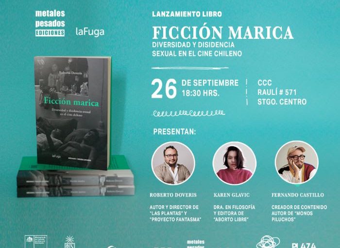 El director y productor Roberto Doveris presentará “Ficción Marica”, su libro sobre la disidencia sexual en el cine chileno