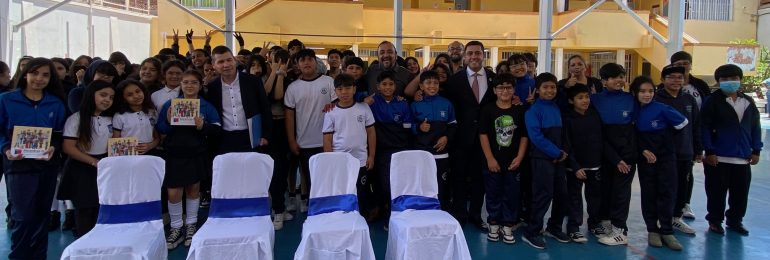 Estudiantes de escuela Huanchaca de Antofagasta participaron de lanzamiento del Día de los Patrimonios de Niñas, Niños y Adolescentes