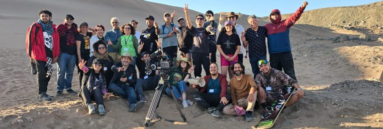 Artistas de la macrozona norte se especializan en fotografía audiovisual en locaciones de Atacama