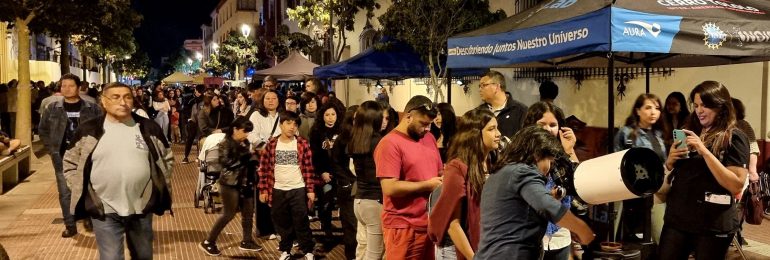 La Serena vivió noche mágica junto a las estrellas en Boulevard de Astroturismo