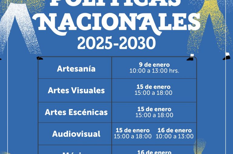 Ministerio de las Culturas anuncia nuevas fechas de participación para la actualización de sus políticas sectoriales