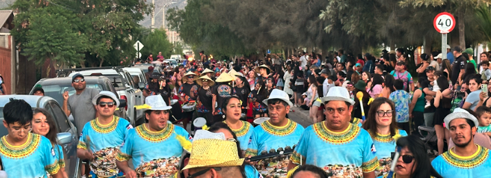 Realizan exitosa VII versión del Carnaval Cultural Ieruba con amplia participación ciudadana en Monte Patria